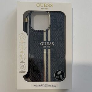Guess iPhone 15 Pro Max Case with Strap
